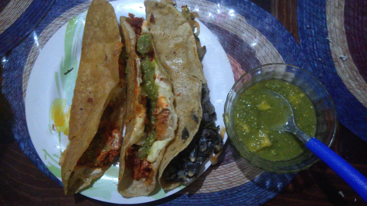 Quesadillas ilimitadas por persona Trajineras Turisticas Xochimilco